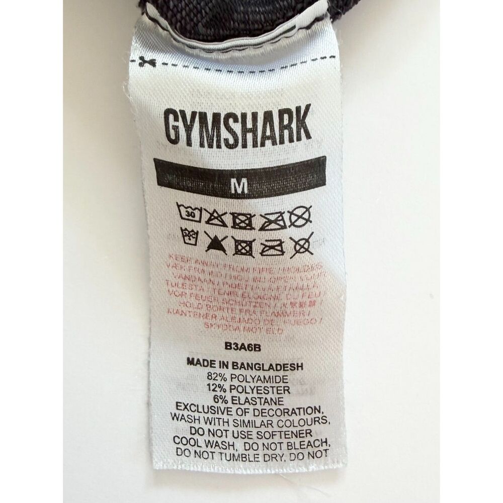 Gymshark Adapt Animal Seamless Black High Rise Leggings M - Picture 6 of 6
